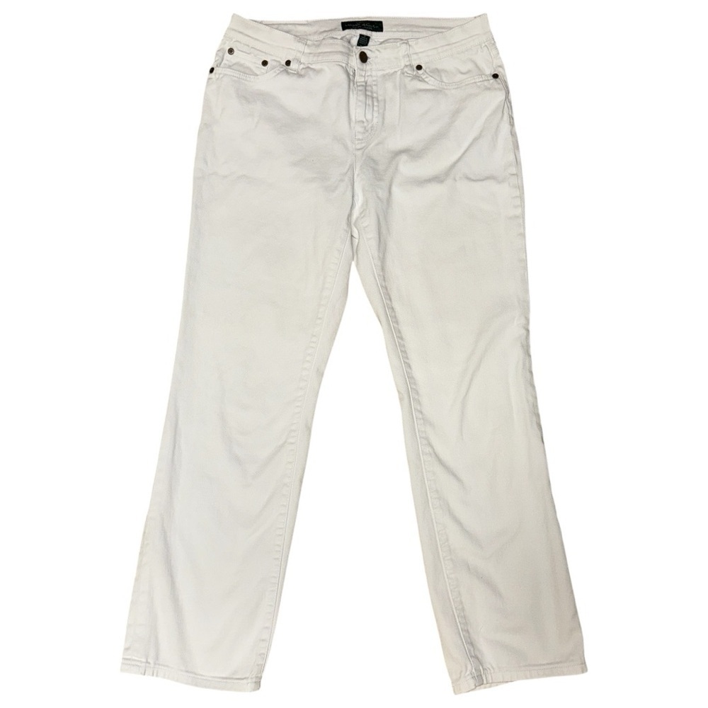 Vintage Ralph Lauren Jeans Co White Denim Jeans Classic Straight Ralph Lauren - Picture 1 of 13